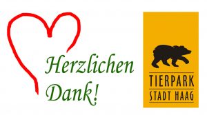 Herzlichen Dank © Tierpark Stadt Haag