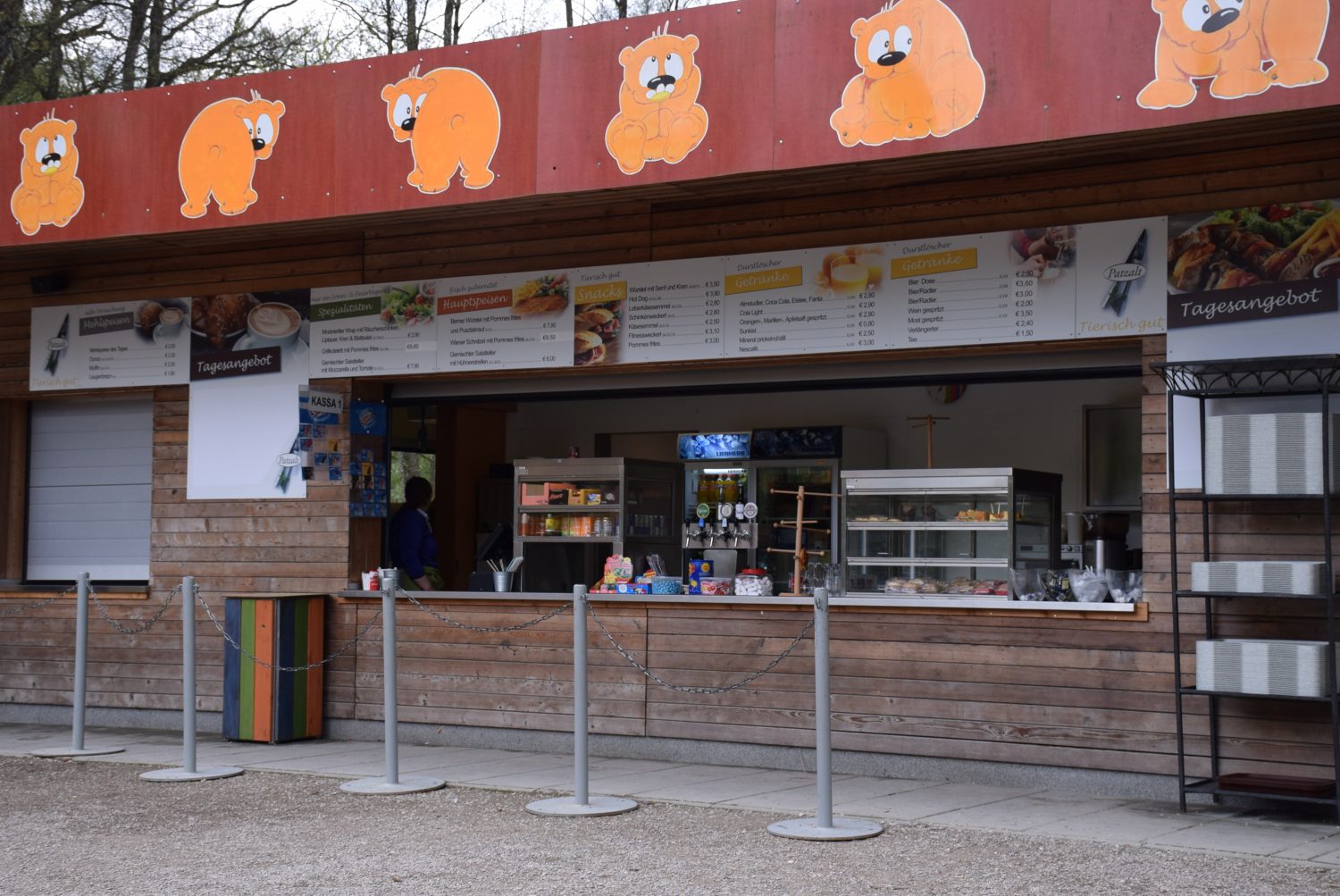 Buffet beim Abenteuerspielplatz