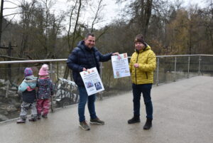 Namensgebung Pavian Chango ©Tierpark Stadt Haag/Herbert Stoschek