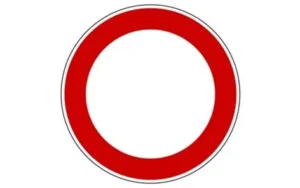 Straßenschild Fahrverbot