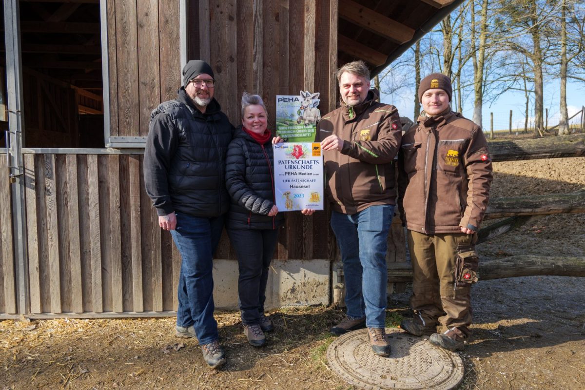 Firmenpatenschaft für Hausesel