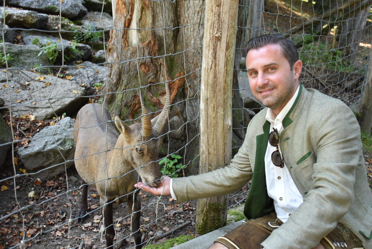 Namensgebung Steinbock Puppi / © Tierpark Stadt Haag, Herbert Stoschek